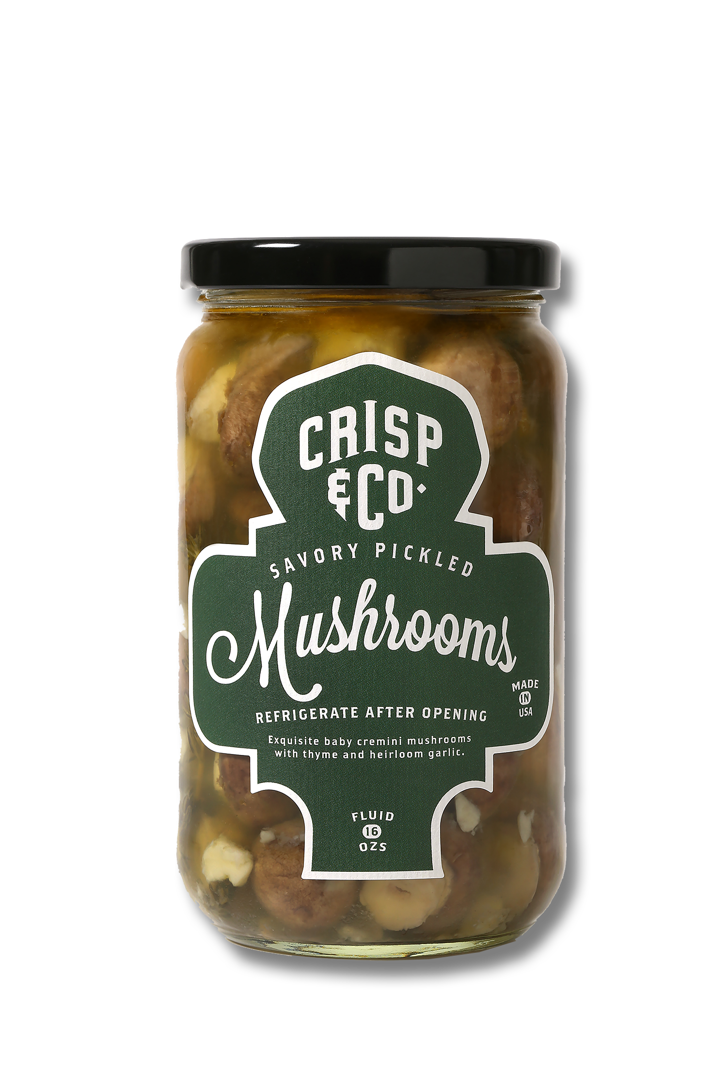 Savory Pickled Mushrooms
