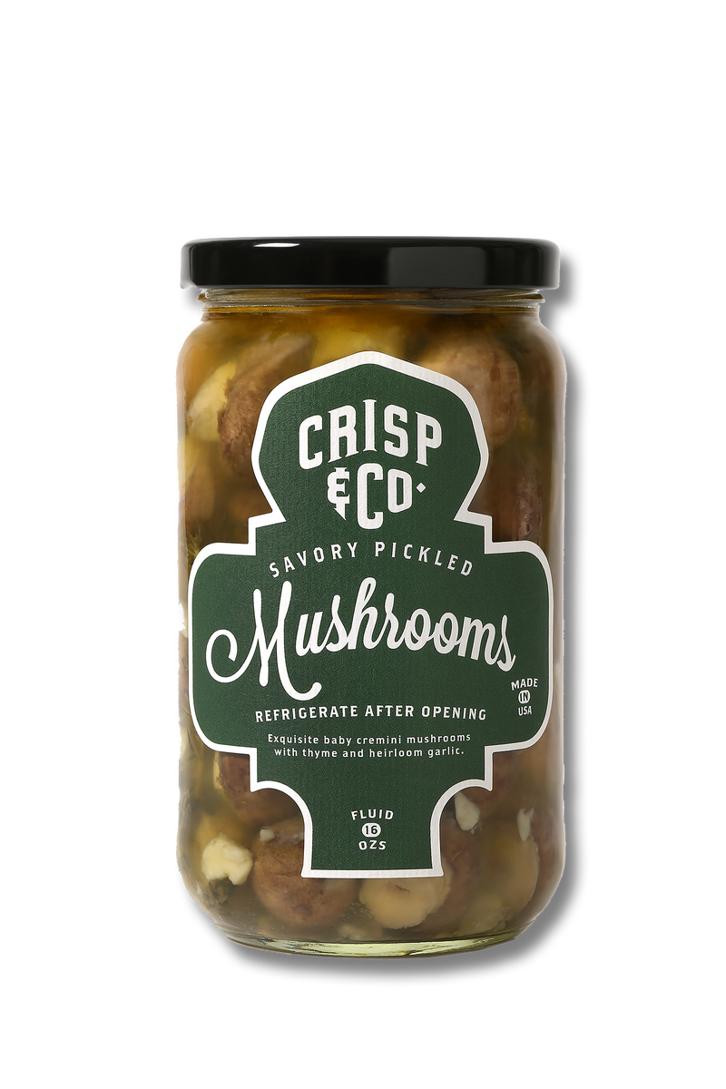 Savory Pickled Mushrooms